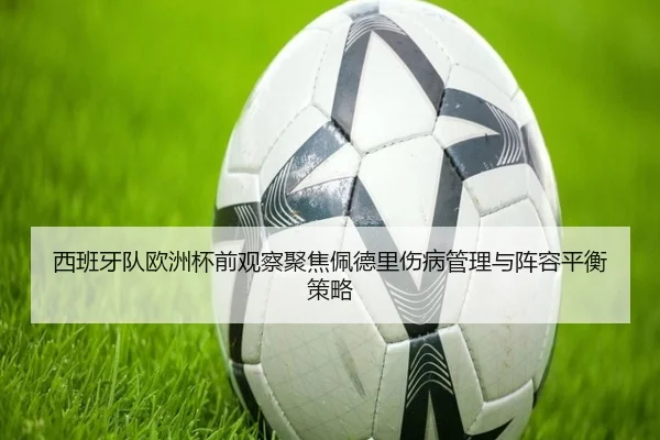 西班牙队欧洲杯前观察聚焦佩德里伤病管理与阵容平衡策略